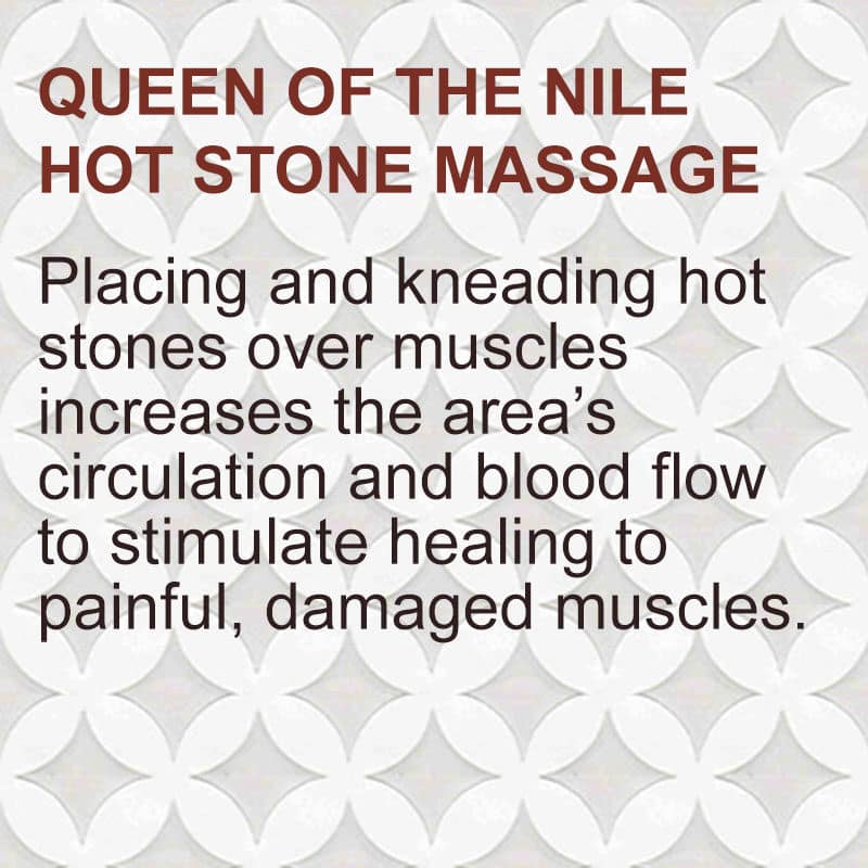 Body Massage Queen Of The Nile Hot Stone Massage